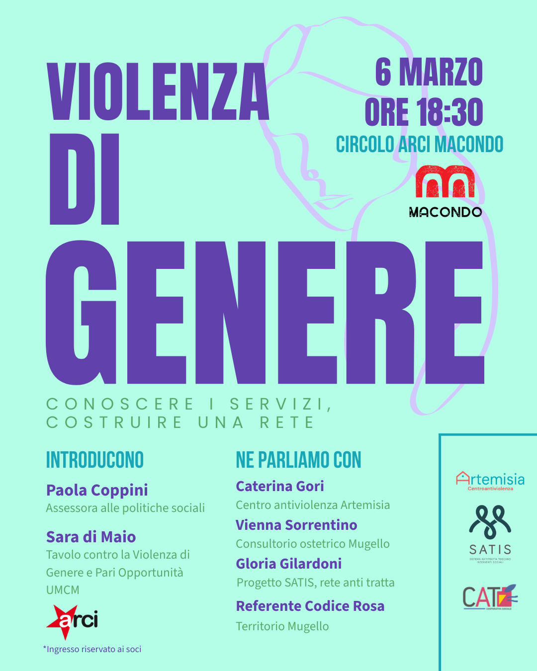 Incontro pubblico nel Mugello sui servizi per donne vittime di violenza con operatori del Centro Antiviolenza Artemisia e rete territoriale.
