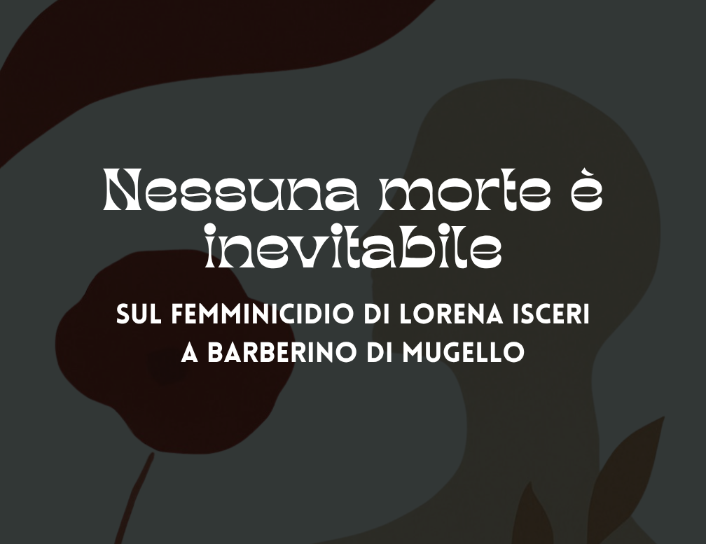 femminicidio lorena isceri: non è una fatalità